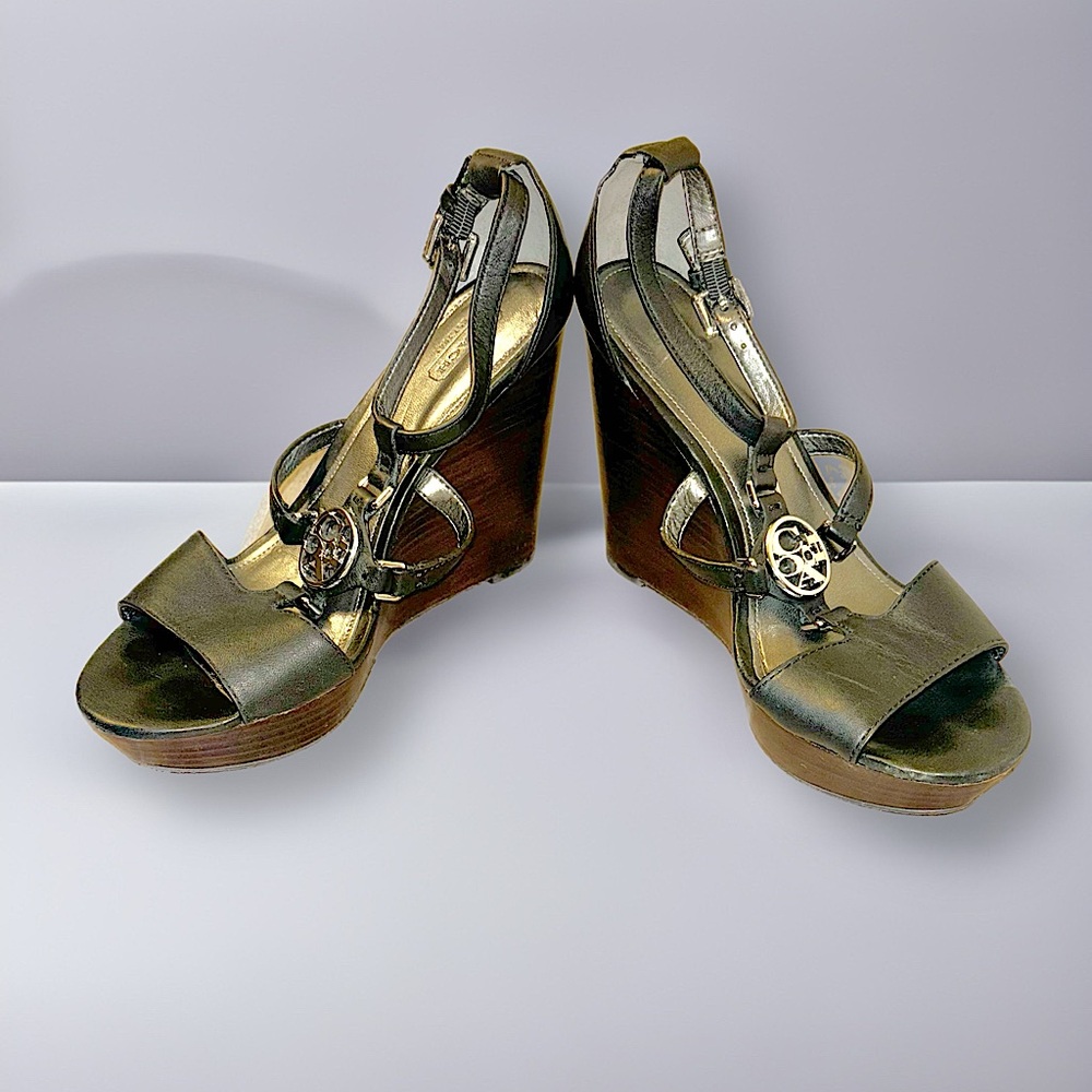 Coach Jina wedges size 9m